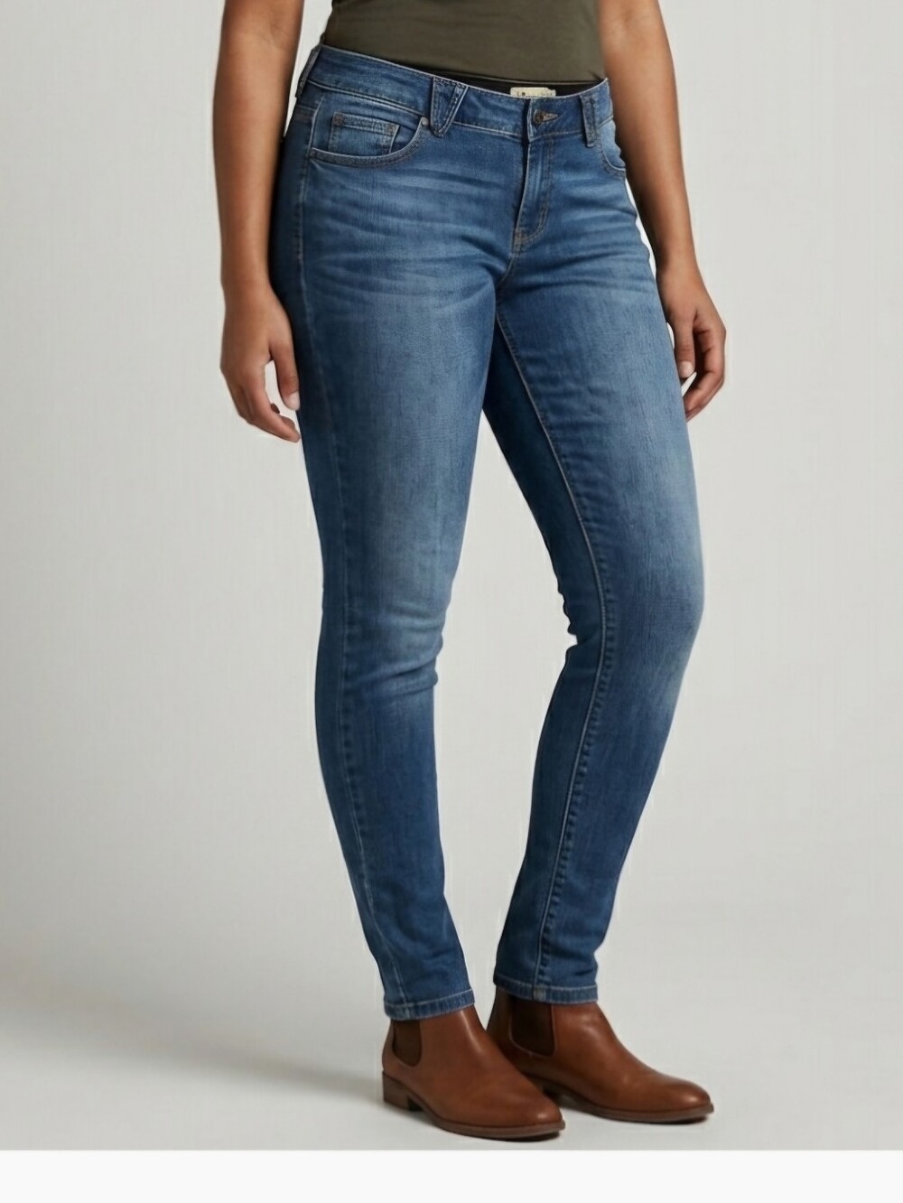 Democracy High-Rise Blue Women's Skinny Jeans 16W